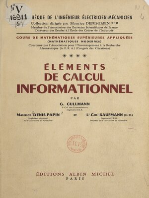cover image of Cours de mathématiques supérieures appliquées (4)